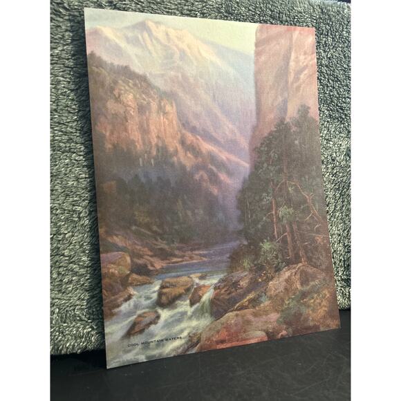 1930’s Lithographs Lot of 3 Scenic Prints Ready to Frame - Picture 9 of 10